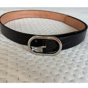 Kezia Barcelona Croc Leather Belt